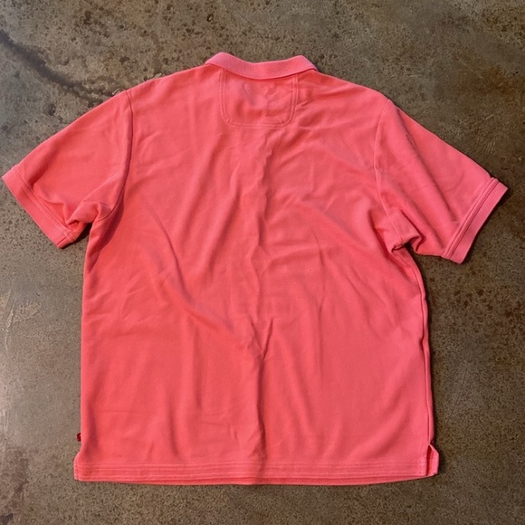 Tommy Bahama Men’s coral Supima cotton soft short sleeve golf Polo shirt top - Picture 5 of 6